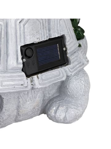 Garden Hero Decoratieve ledsolarlamp bruin - (B)26 x (H)17 x (D)14,8 cm