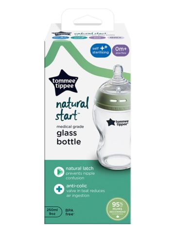 tommee tippee Babyflasche ''Natural start'' in Grün - 250 ml