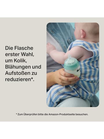 tommee tippee 2er-Set: Babyflaschen ''Advanced AntiColic'' in Türks - 260 ml