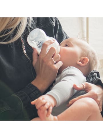 tommee tippee 2er-Set: Babyflaschen ''Natural start'' in Beige - 340 ml