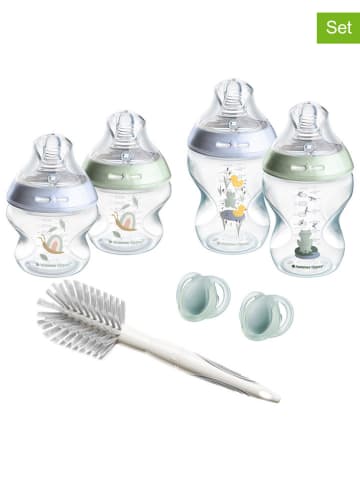 tommee tippee 9tlg. Babyflaschen-Set ''Natural start'' in Blau/ Grün