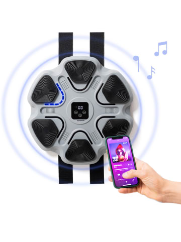 InnovaGoods Muziek boxmachine grijs - Ø 37,5 cm