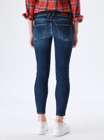 LTB Dżinsy "Senta Zip" - Skinny fit - w kolorze granatowym