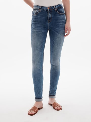 LTB Dżinsy "Amy" - Skinny fit - w kolorze granatowym