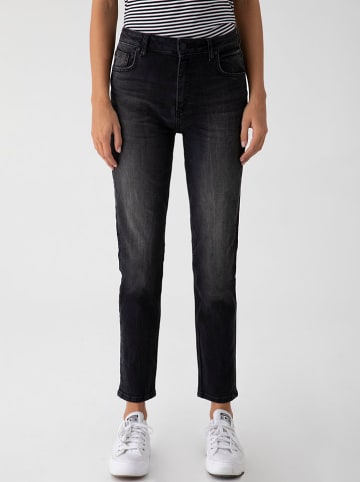 LTB Spijkerbroek "Freya" - mom fit - zwart