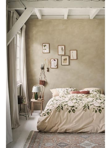 Beddinghouse Flanellen beddengoedset "Autumn Blossom" beige