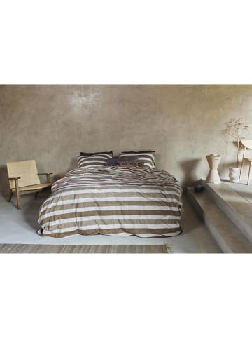 Beddinghouse Flanell-Bettwäsche-Set ''Gloaming'' in Braun