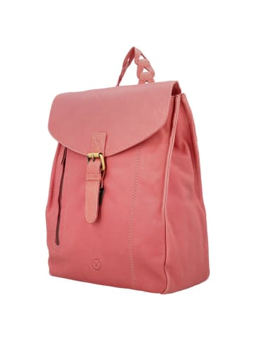 HIDE & STITCHES Leren rugzak "Daydreamer" roze - (B)25 x (H)32 x (D)12 cm