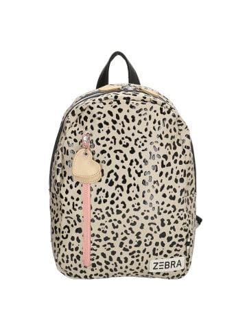 ZEBRA Rucksack "Zebra" in Creme/ Schwarz - (B)25 x (H)35 x (T)11 cm