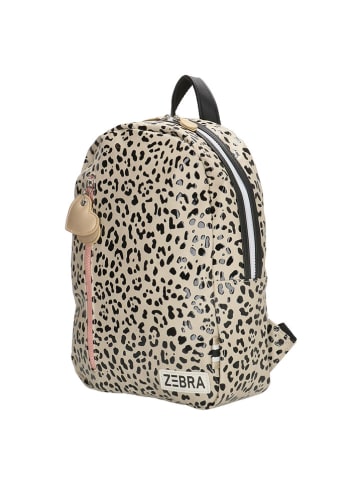 ZEBRA Rugzak "Zebra" crème/zwart - (B)25 x (H)35 x (D)11 cm