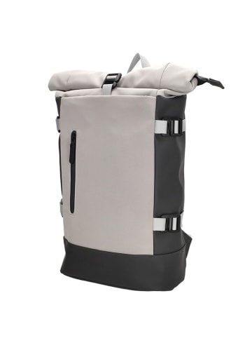 Beagles Rucksack "Kobe" in Creme/ Grau - (B)24 x (H)59 x (T)13 cm