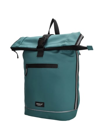 Beagles Rucksack "Bicycle Originals" in Türkis - (B)40 x (H)52 x (T)13 cm