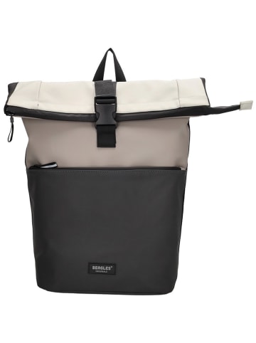 Beagles Fietstas "Bicycle Originals" grijs/beige - (B)40 x (H)55 x (D)12,5 cm