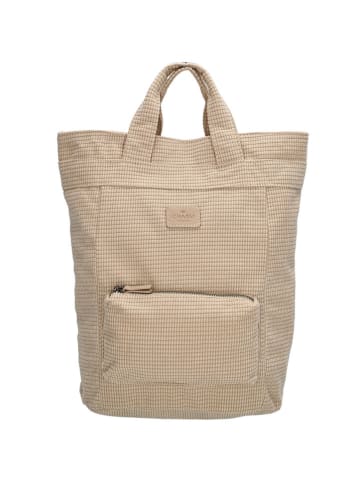Charm Rugzak "London" beige - (B)24 x (H)35 x (D)12 cm