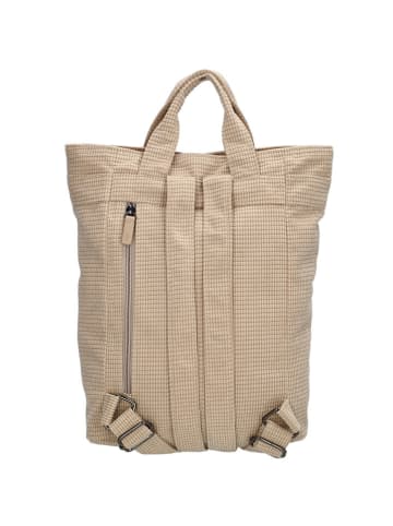 Charm Rugzak "London" beige - (B)24 x (H)35 x (D)12 cm