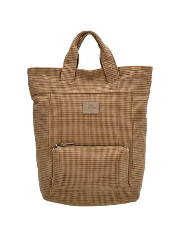 Charm Rugzak "London" lichtbruin - (B)24 x (H)35 x (D)12 cm