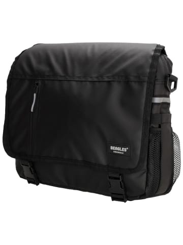Beagles Fahrradtasche "Bicycle Originals" in Schwarz - (B)38 x (H)31 x (T)10 cm