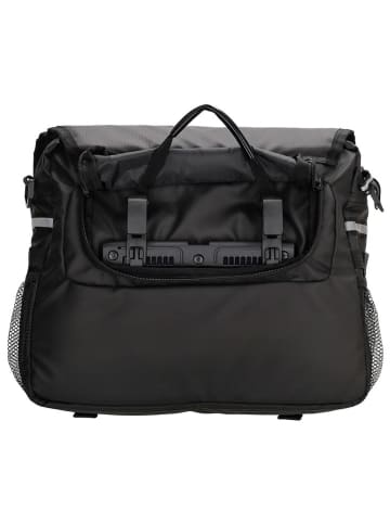 Beagles Fahrradtasche "Bicycle Originals" in Schwarz - (B)38 x (H)31 x (T)10 cm