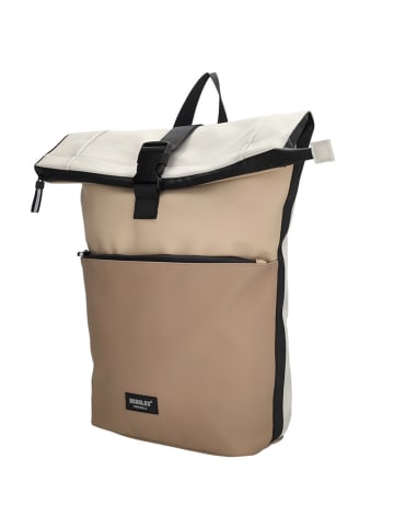 Beagles Rucksack "Multicolor" in Beige/ Creme - (B)40 x (H)52 x (T)13 cm