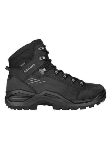 LOWA Leder-Wanderschuhe "Renegade Evo GTX Mid" in Schwarz