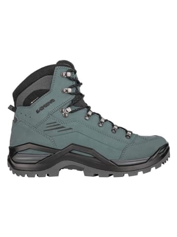 LOWA Leder-Wanderschuhe "Renegade Evo GTX Mid" in Blaugrau