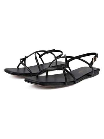 loft37 Leren sandalen zwart