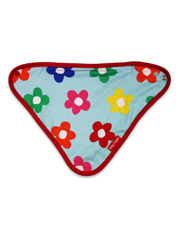 Toby Tiger Dreieckstuch in Hellblau - (L)32 x (B)22 cm