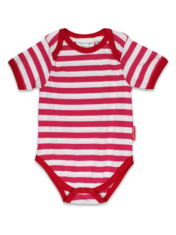 Toby Tiger 4-częściowy zestaw niemowlęcy w kolorze jasnoróżowym