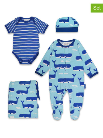 Toby Tiger 4-delige pasgeborenenset blauw