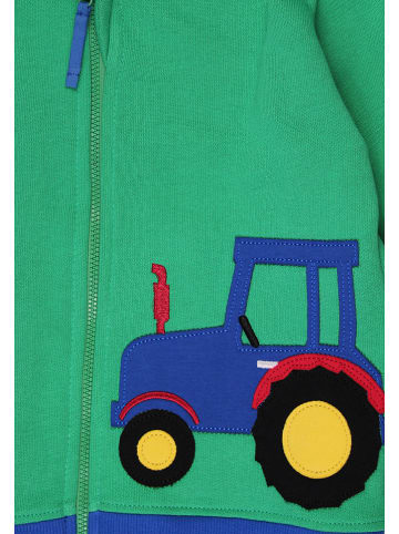 Toby Tiger Sweatjacke in Grün