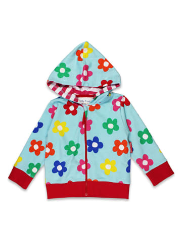Toby Tiger Sweatjacke in Hellblau