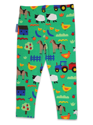 Toby Tiger Legginsy w kolorze zielonym