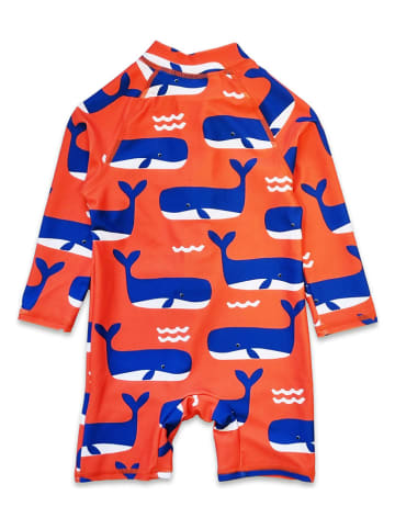 Toby Tiger Bade-Overall in Rot