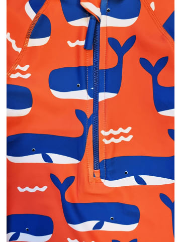 Toby Tiger Bade-Overall in Rot