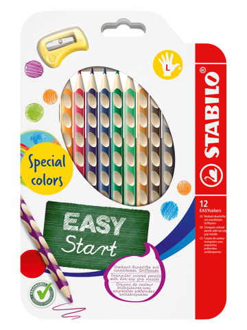 STABILO Kleurpotloden "EASYcolors" - voor linkshandigen - 24 stuks