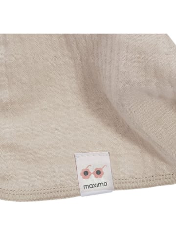 MaxiMo 2-delige set: driehoekige doeken beige/lichtroze