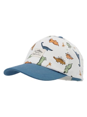 MaxiMo Cap "Dino" in Weiß/ Blau