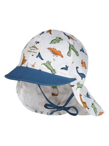 MaxiMo Schirmmütze "Dino" in Weiß/ Blau