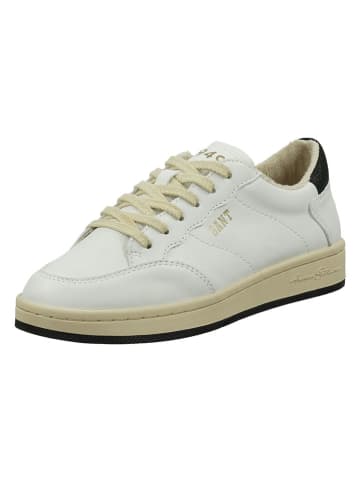 GANT Footwear Leder-Sneakers in Weiß/ Beige