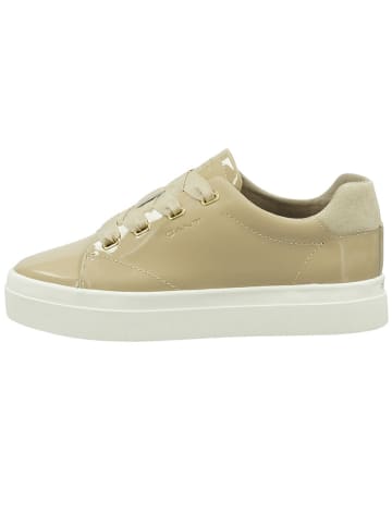 GANT Footwear Skórzane sneakersy "Gant" w kolorze beżowym