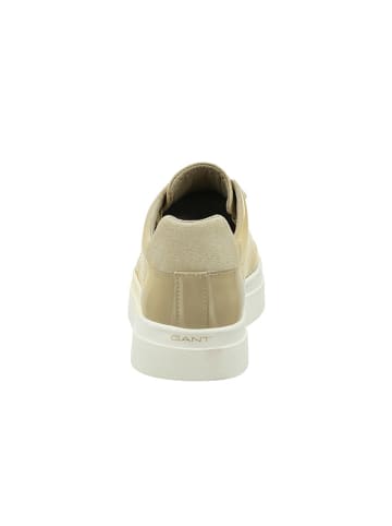 GANT Footwear Skórzane sneakersy w kolorze beżowym