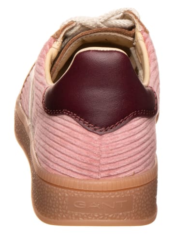 Gant Leren sneakers lichtroze/lichtbruin