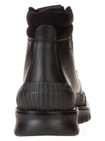Gant Leder-Boots in Schwarz