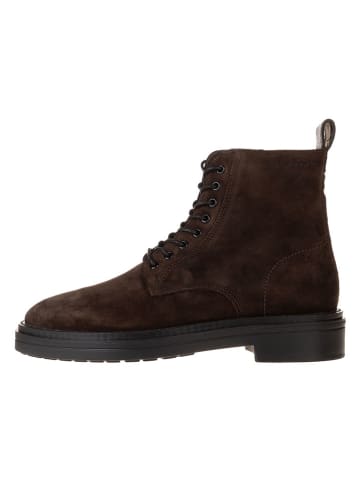 Gant Leren boots bruin