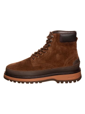 Gant Leren boots bruin