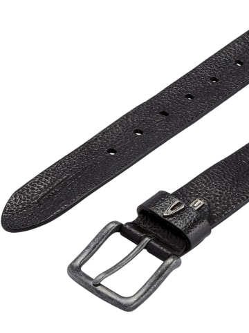 Camel Active Skórzany pasek w kolorze czarnym