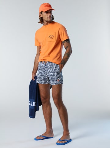 North Sails Badeshorts "Volley" in Dunkelblau/ Weiß