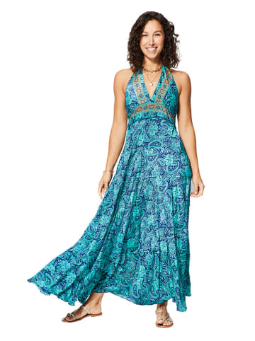 Ipanima Kleid in Blau/ Türkis