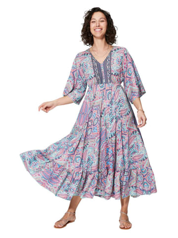 Ipanima Kleid in Hellblau/ Lila