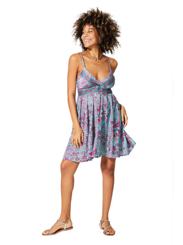 Ipanima Kleid in Türkis/ Pink